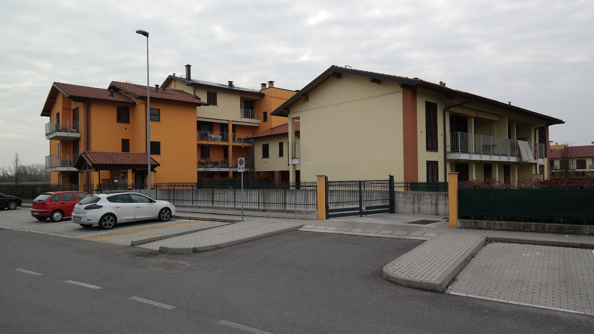 Particolare della facciata.